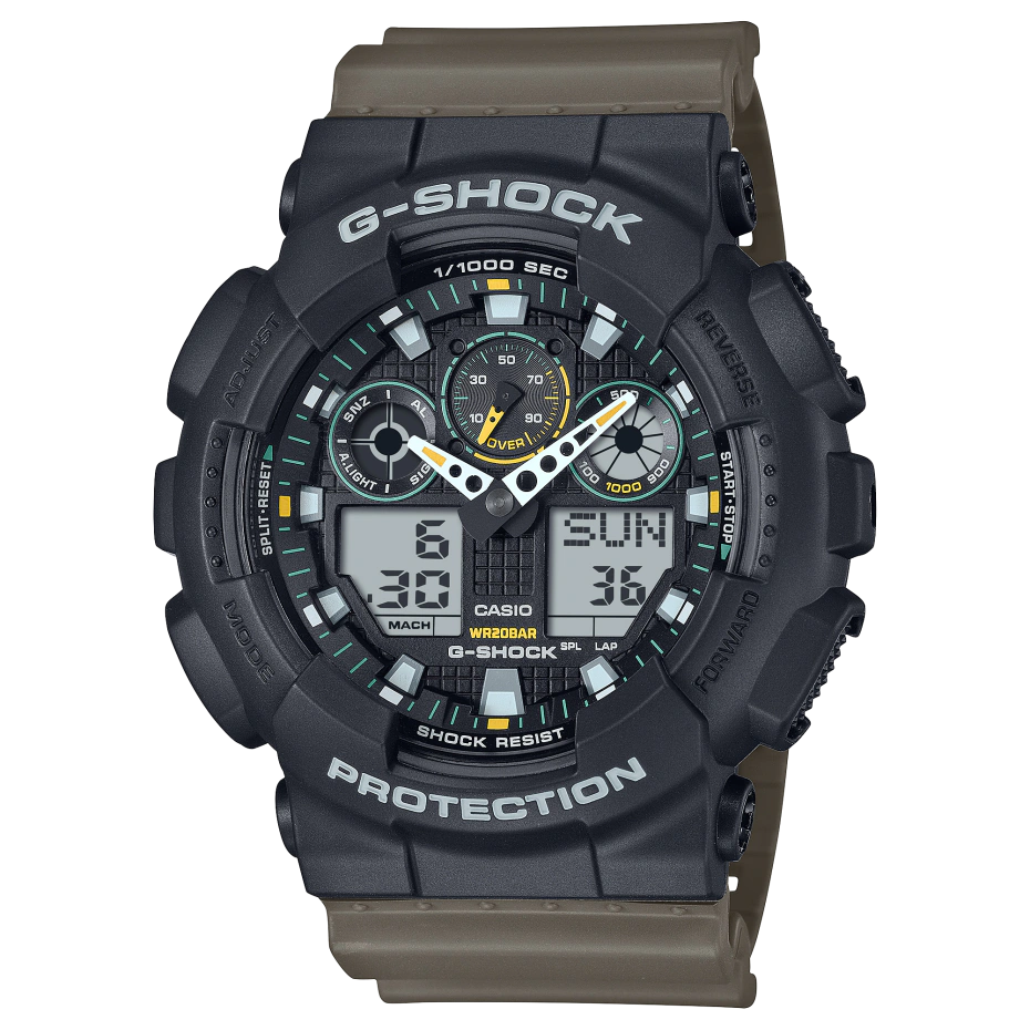 Часовник G-Shock  Ga-100Tu-1A3Er