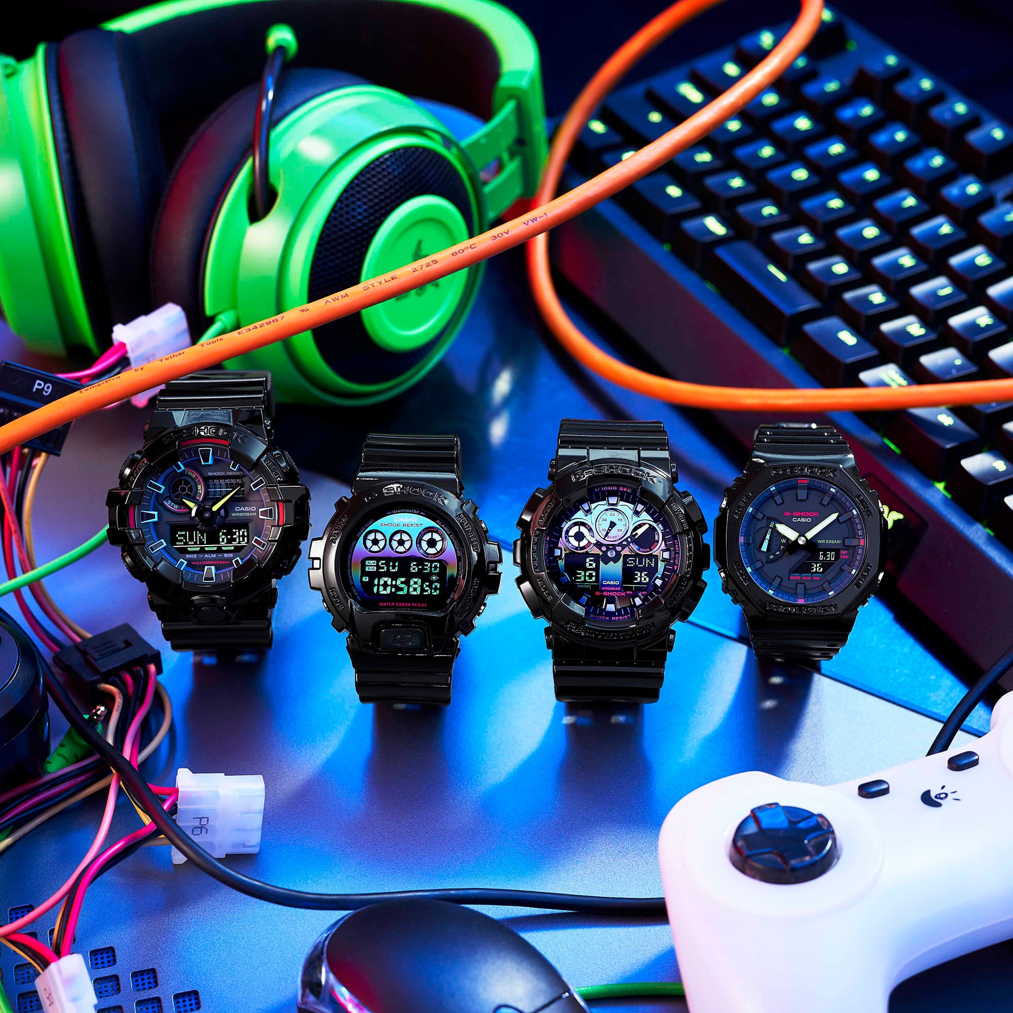 Ga-700rgb-1aer-2 Ga 700Rgb 1Aer 2-Casio-Gshock-Baby-G