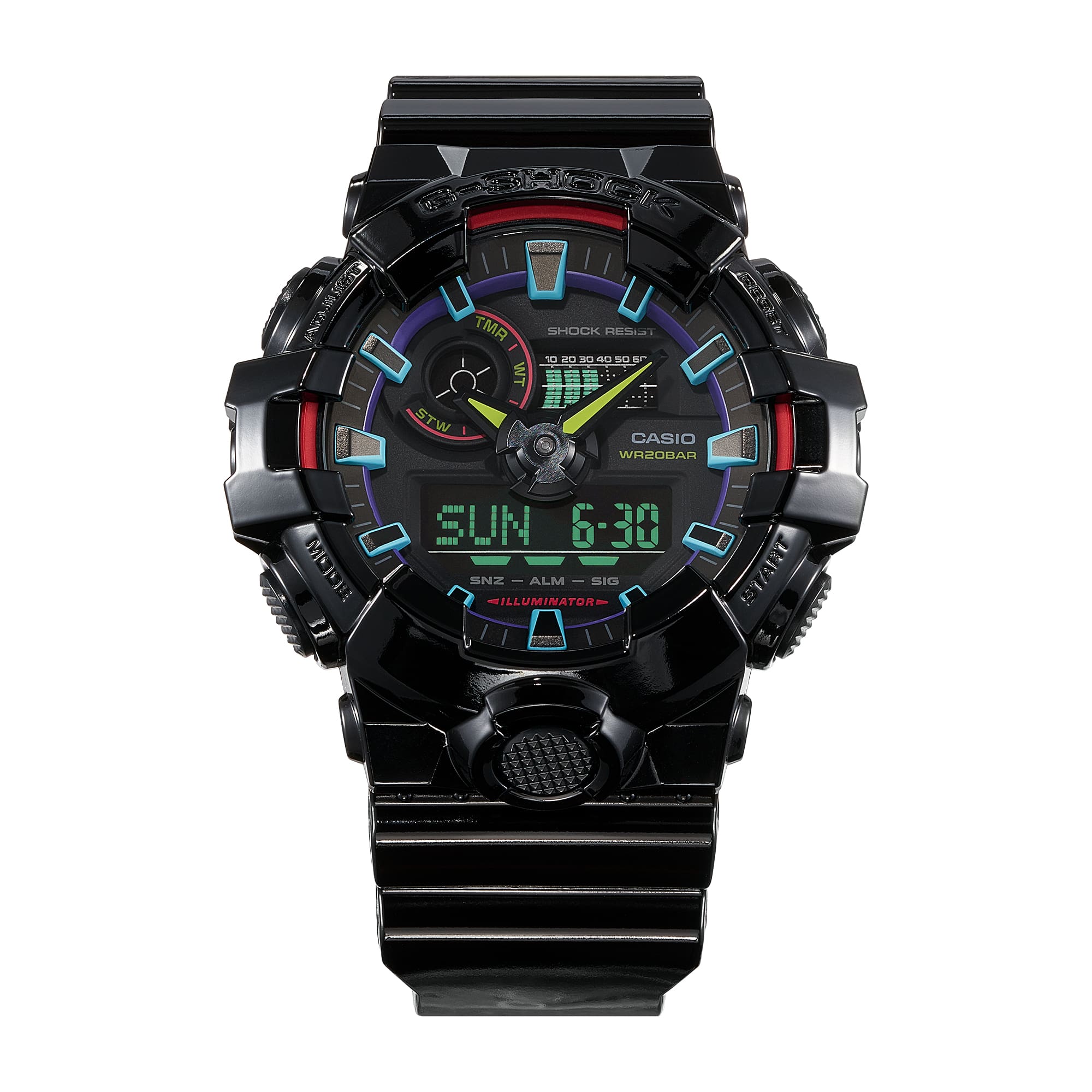 Ga-700rgb-1aer-4 Ga 700Rgb 1Aer 4-Casio-Gshock-Baby-G