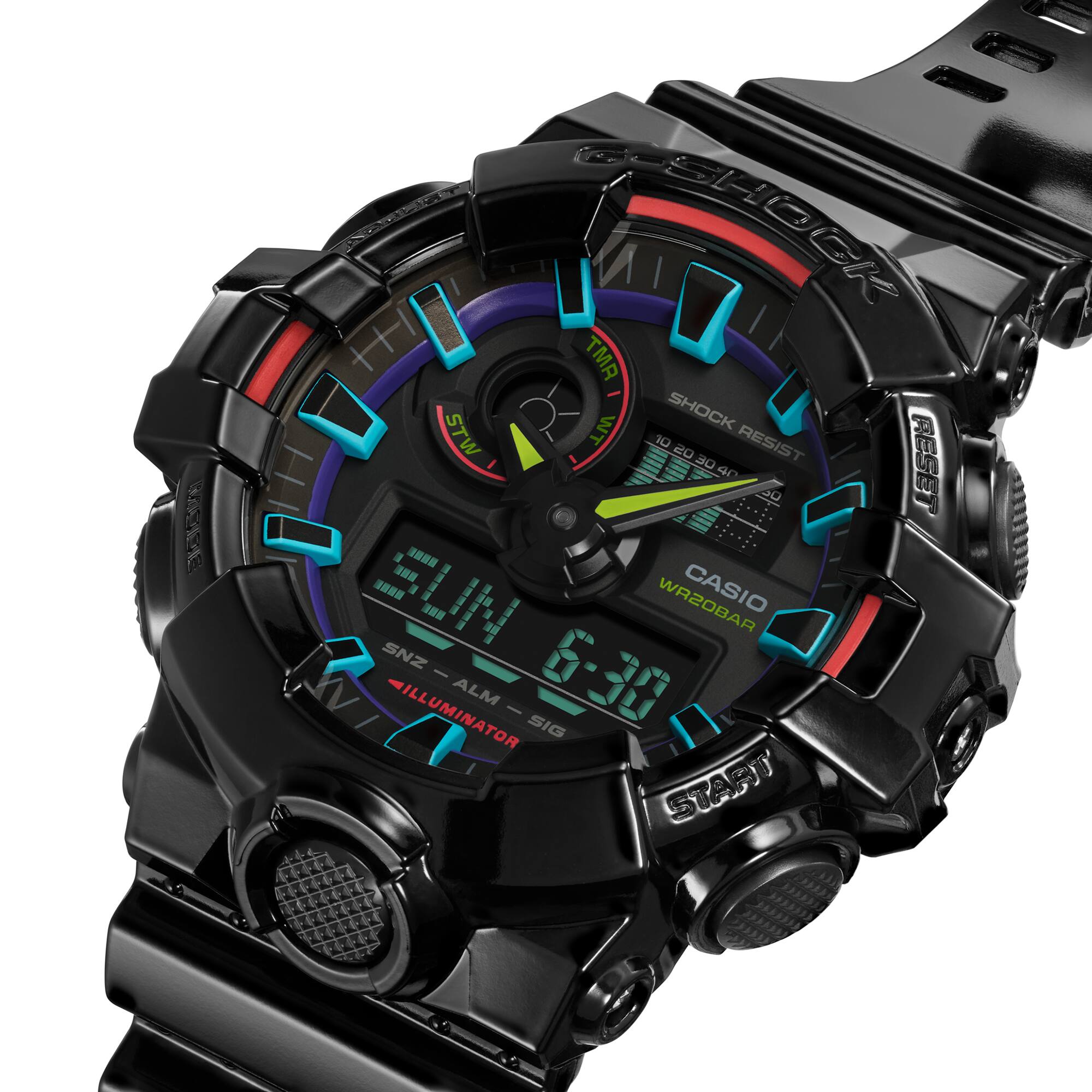 Ga-700rgb-1aer-6 Ga 700Rgb 1Aer 6-Casio-Gshock-Baby-G