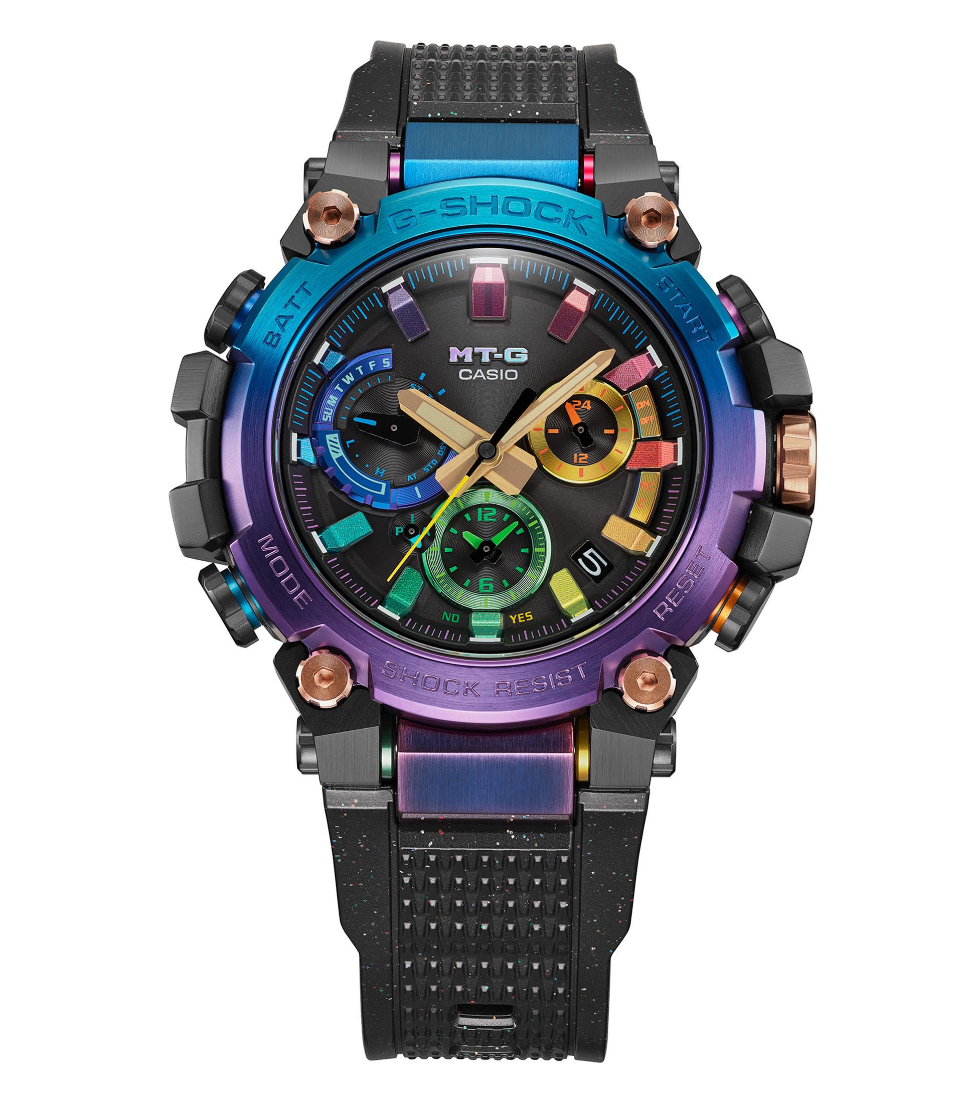 Stacked from 14 images. Method=b (r=8,s=4) Mtg B3000Dn 1Aer 2-Casio-Gshock-Baby-G