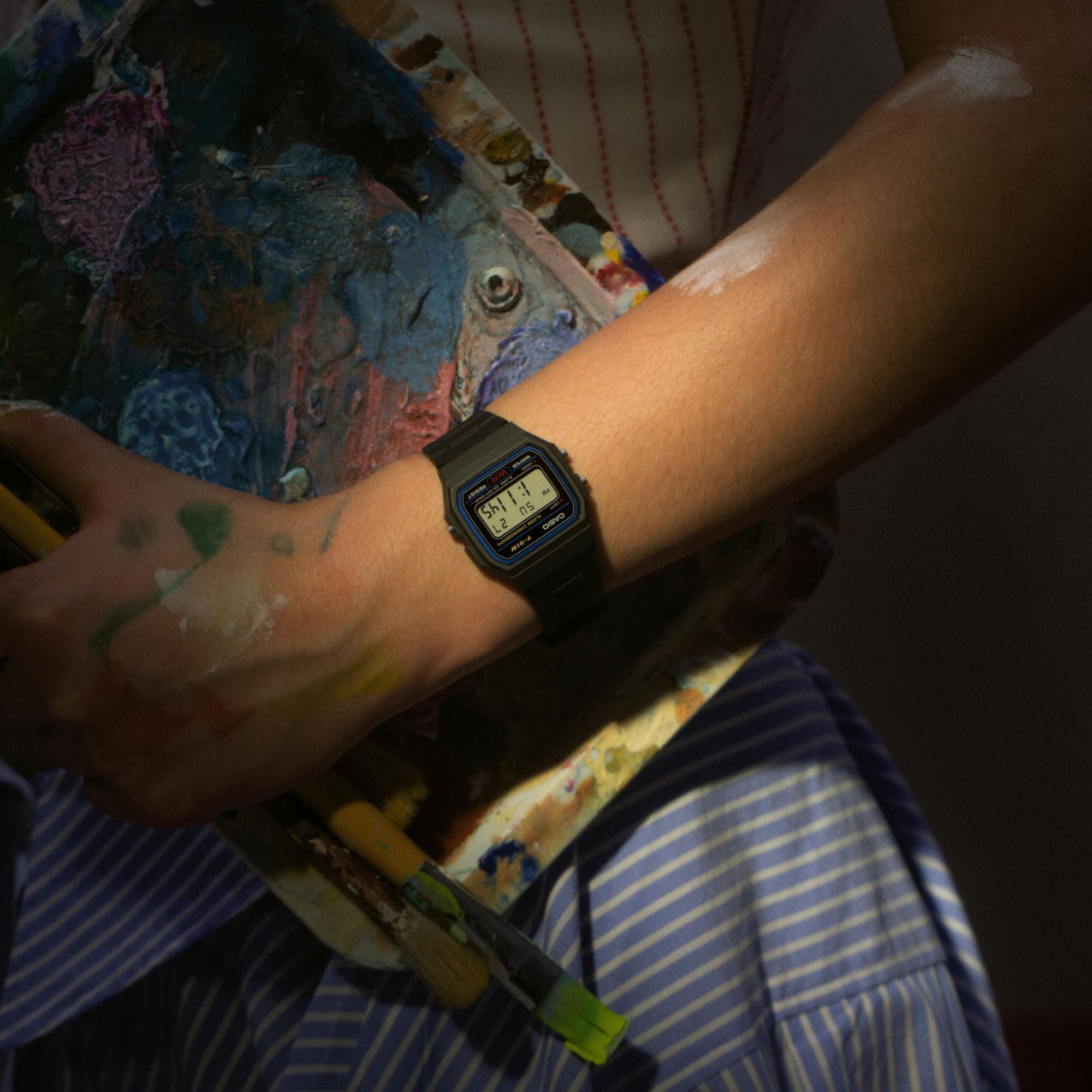 F-91w-1yeg-1 F 91W 1Yeg 1-Casio-Gshock-Baby-G