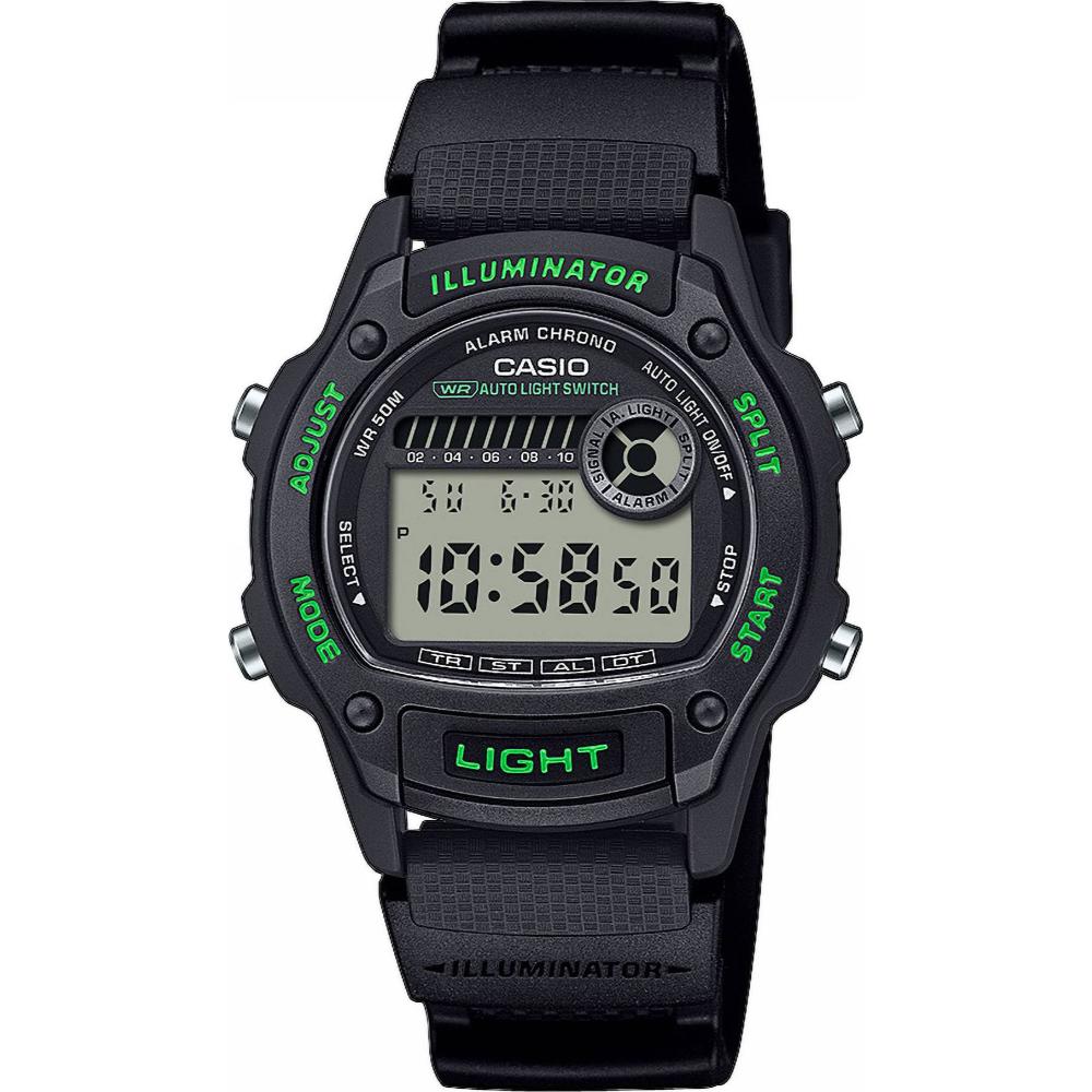 Часовник от casio колекция w-220h-1a3vef Часовник От Casio Колекция W-220H-1A3Vef